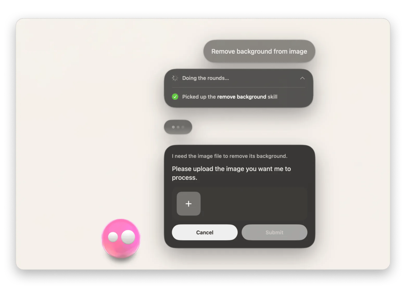 Eney returning a transparent PNG after removing the image background